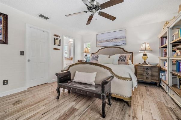 Bedroom, Interior, Wood Texture Flooring
