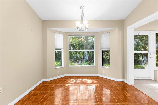 Chandelier, Empty room, Interior, Wood Texture Flooring