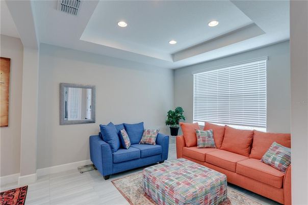 Interior, Living room, Recessed Lighting