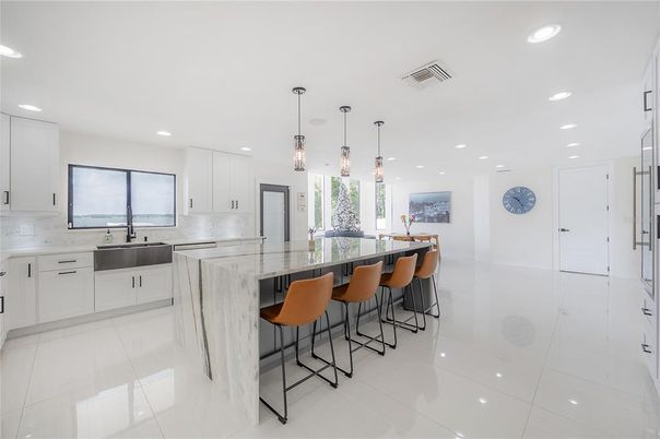 Interior, Kitchen, Pendant Lights, Recessed Lighting