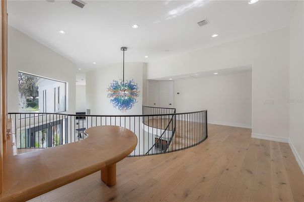 Interior, Pendant Lights, Recessed Lighting, Wood Texture Flooring
