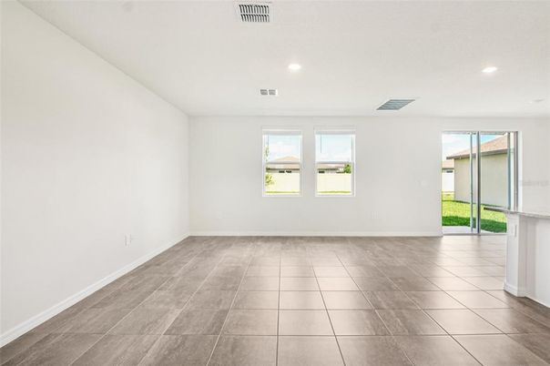 Empty room, Interior, Recessed Lighting