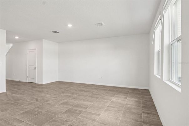 Empty room, Interior, Recessed Lighting