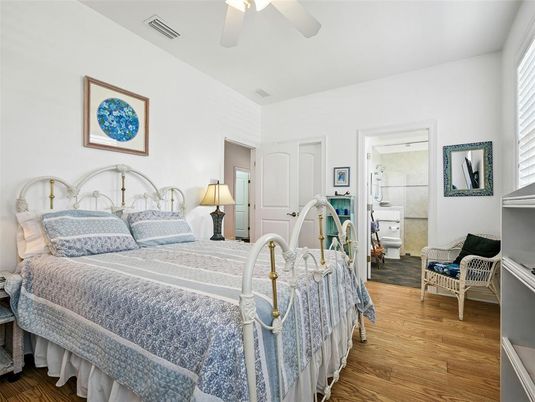 Bedroom, Interior, Wood Texture Flooring