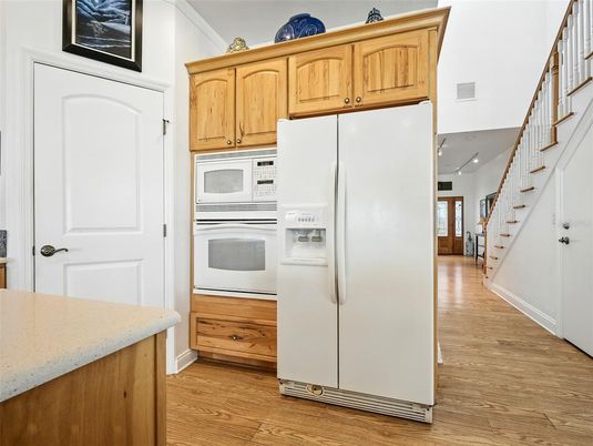 Interior, Kitchen, Wood Texture Flooring