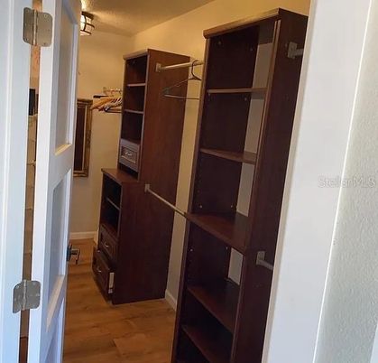 Interior, Walk-in Closets, Wood Texture Flooring