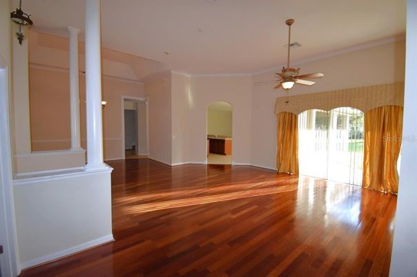 Empty room, Interior, Wood Texture Flooring
