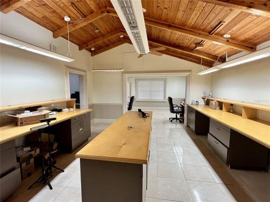 Home Office, Interior, Wooden Beams, Wooden Ceilings
