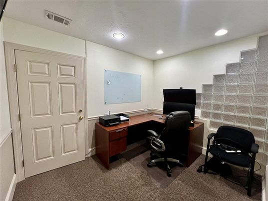 Home Office, Interior, Recessed Lighting