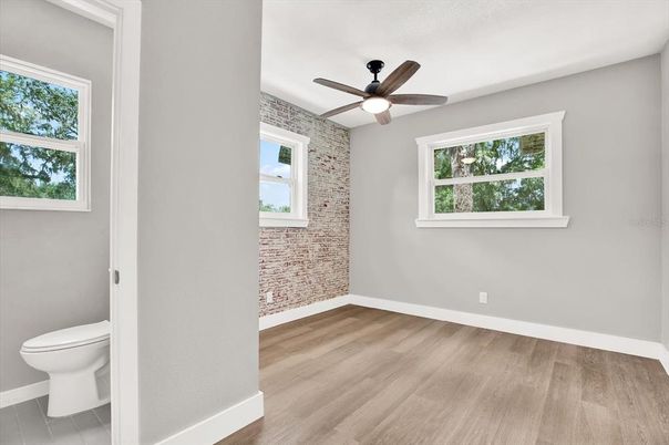 Bathroom, Empty room, Interior, Wood Texture Flooring