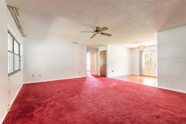 Chandelier, Empty room, Interior