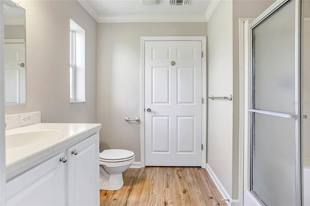 Bathroom, Interior, Wood Texture Flooring