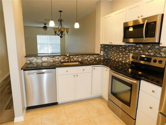 Interior, Kitchen, Pendant Lights, Stainless Steel Appliances