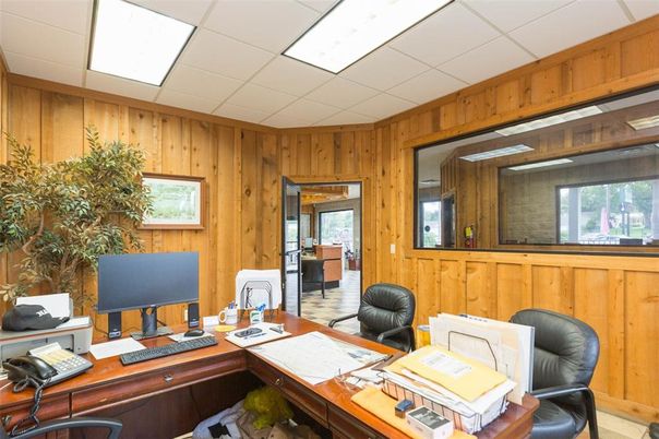 Home Office, Interior, Wooden Walls