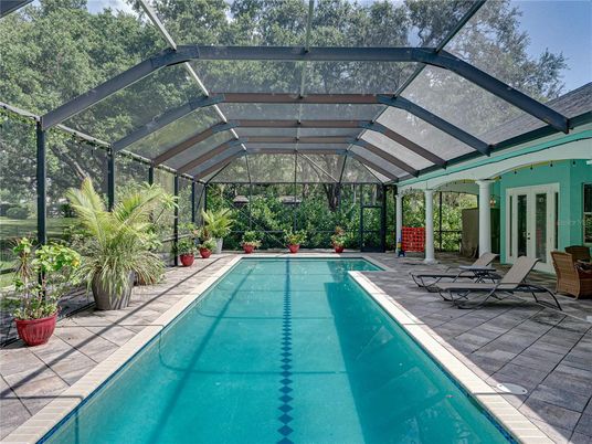 Glass Ceilings, Interior, Pool, Sun Room