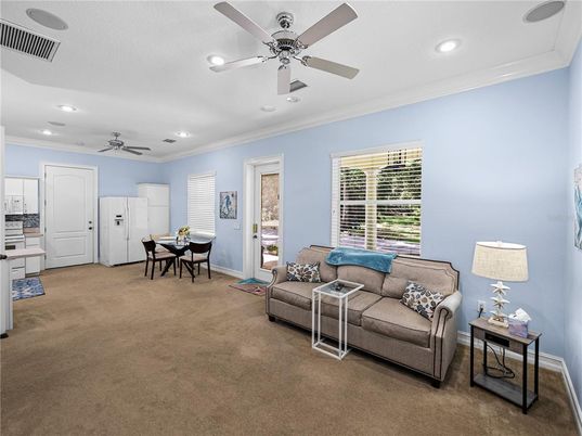 Dining room, Interior, Recessed Lighting