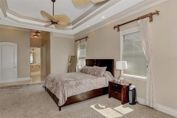 Bedroom, Interior, Recessed Lighting