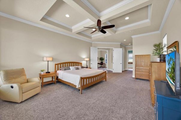 Bedroom, Interior, Recessed Lighting