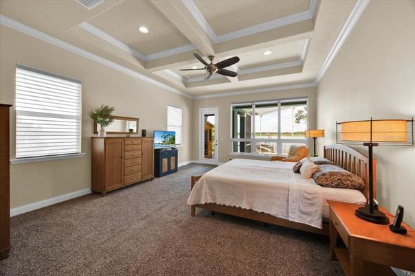 Bedroom, Interior, Recessed Lighting