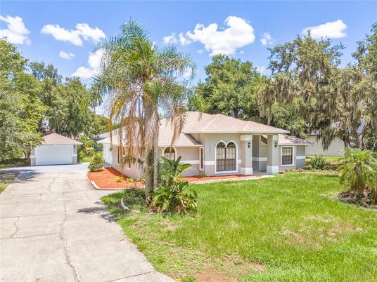 Backyard, Detached Garage, Exterior, Facade, Ranch