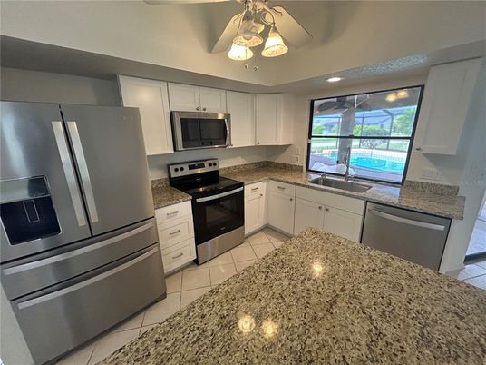 Interior, Kitchen, Recessed Lighting, Stainless Steel Appliances