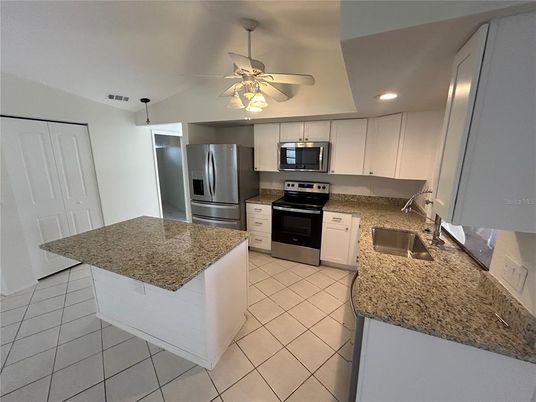 Interior, Kitchen, Recessed Lighting, Stainless Steel Appliances
