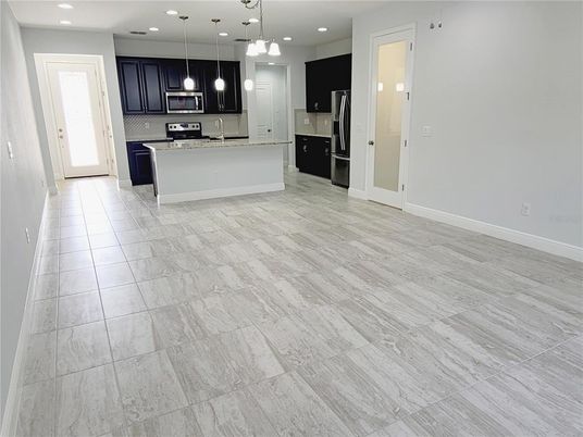 Interior, Kitchen, Marble, Pendant Lights, Recessed Lighting