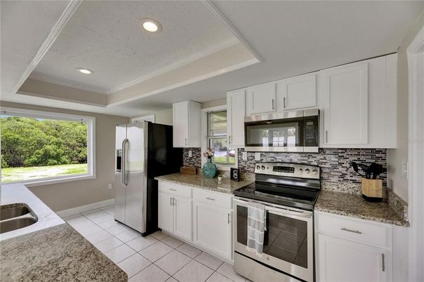 Interior, Kitchen, Recessed Lighting, Stainless Steel Appliances