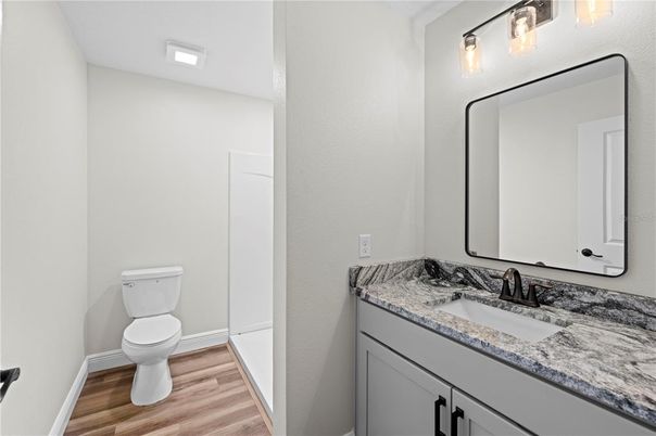 Bathroom, Interior, Wood Texture Flooring