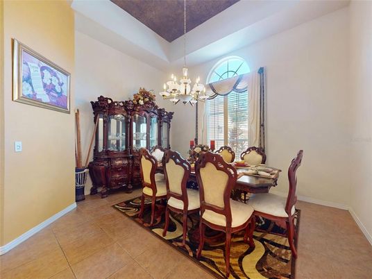 Chandelier, Dining room, Interior