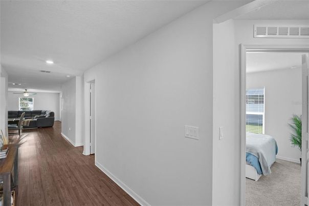 Interior, Recessed Lighting, Wood Texture Flooring