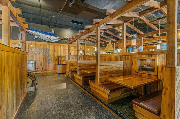Interior, Sauna Room, Wooden Beams