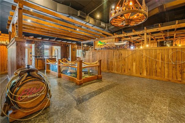 Chandelier, Interior, Wooden Beams, Wooden Walls