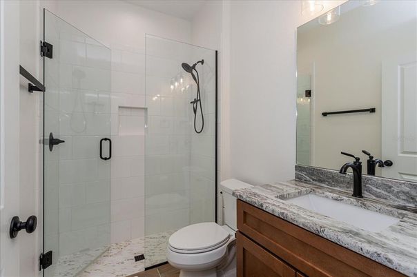 Bathroom, Glass Shower, Interior