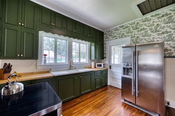 Interior, Kitchen, Wood Texture Flooring