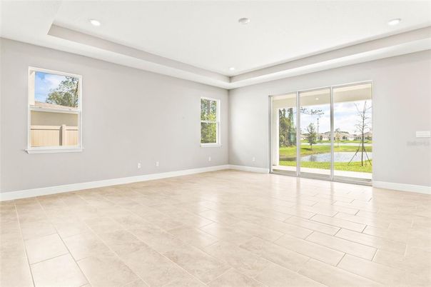Empty room, Interior, Recessed Lighting