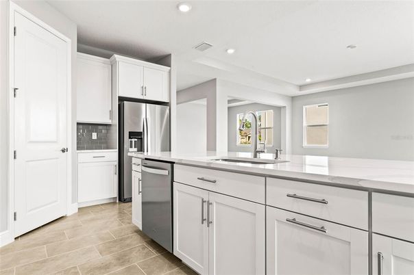 Interior, Kitchen, Recessed Lighting, Stainless Steel Appliances