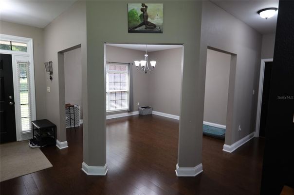 Chandelier, Interior, Wood Texture Flooring
