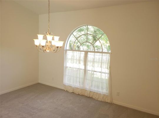 Chandelier, Empty room, Interior