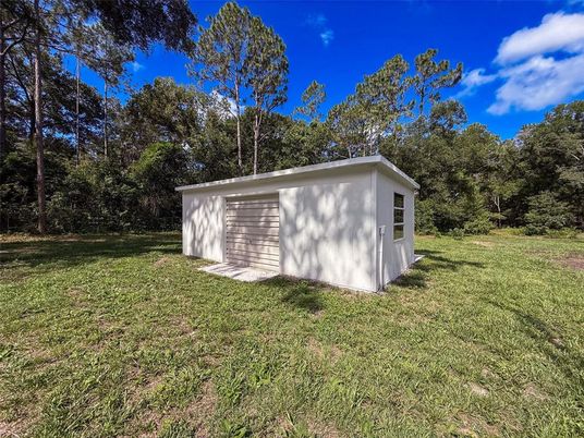 Backyard, Detached Garage, Exterior