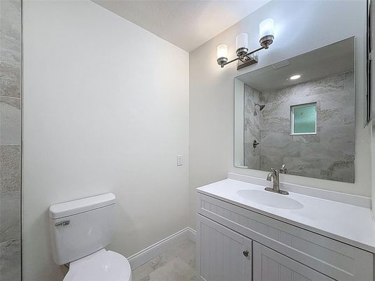 Bathroom, Interior, Marble, Marble Walls, Recessed Lighting