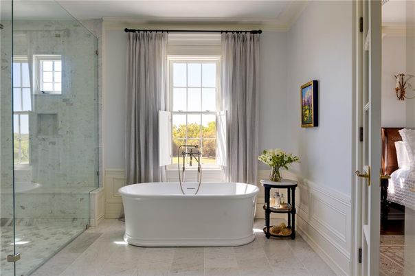 Bathroom, Free Standing Baths, Glass Shower, Interior