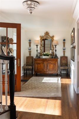 Chandelier, Interior, Wood Texture Flooring