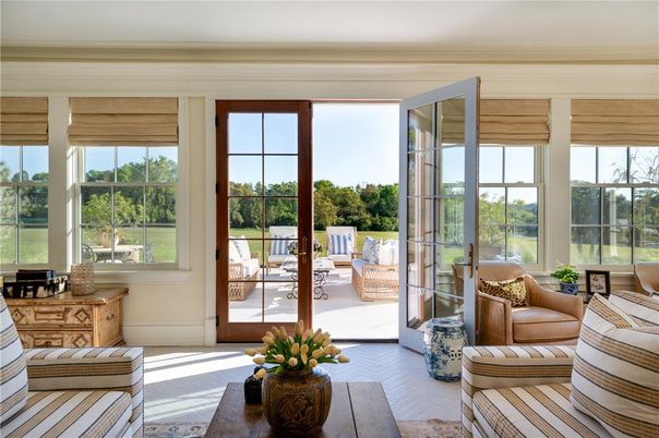 Interior, Sun Room, Wood Texture Flooring