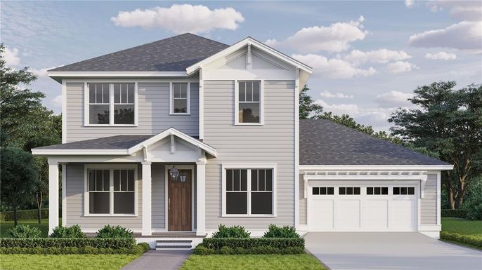 Attached, Exterior, Facade, Farmhouse