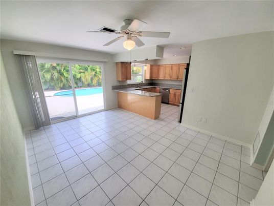 Empty room, Interior, Kitchen