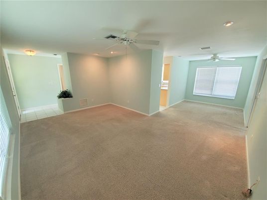 Empty room, Interior, Recessed Lighting