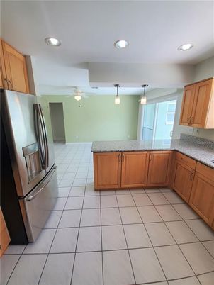 Interior, Kitchen, Pendant Lights, Recessed Lighting