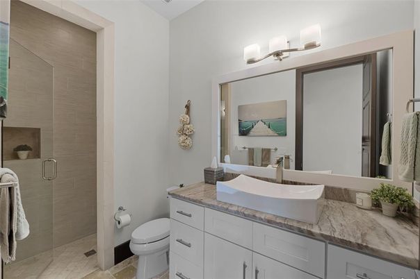 Bathroom, Glass Shower, Interior