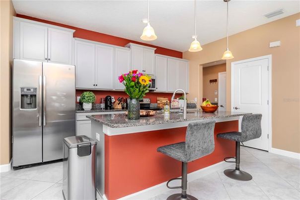 Interior, Kitchen, Pendant Lights, Stainless Steel Appliances